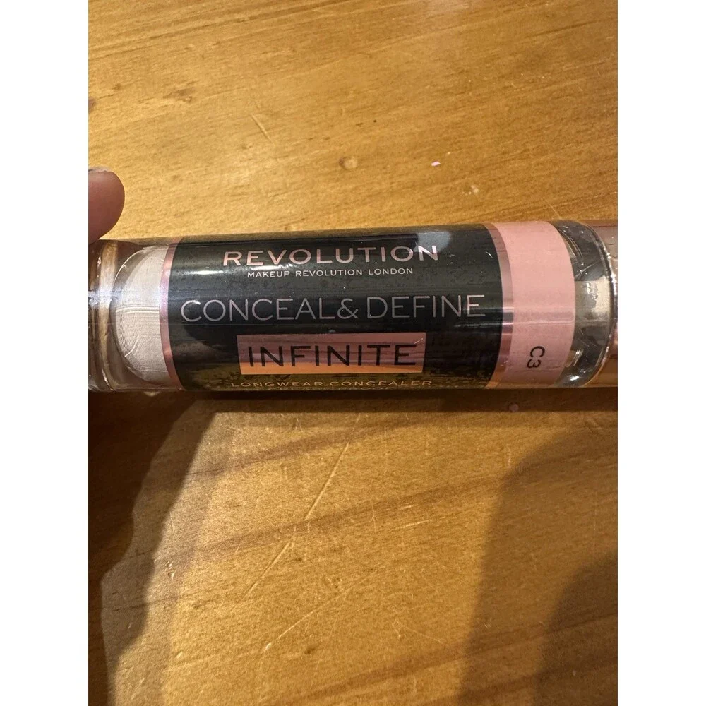 Makeup Revolution Infinite XL Concealer C3 3Pc Lot New
